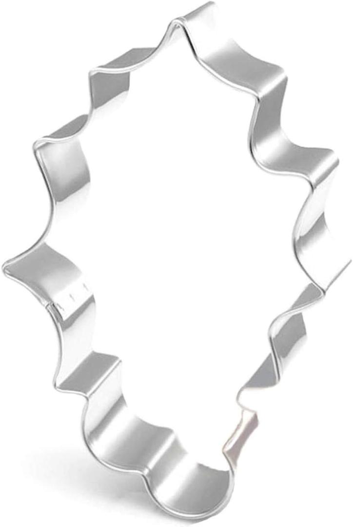 2 x Holly Oak Leaf Cookie Cutter