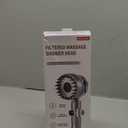 Ion Drops Filtered Shower Head with Handheld, High Pressure Water Flow Showerhead, with Shower Head Filter for Hard Water Boosting, with ON/OFF Switch and Rotatable Head (Silver Gray)