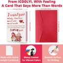 3 x Cute Gnome Valentines Day Card for Husband, Wife, Boyfriend, or Girlfriend  Valentines Day Gifts for Him or Her (WY-504)