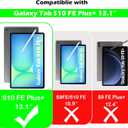 for Samsung Galaxy Tab S10 FE+ Plus Case 13.1'' 2025, Back Soft TPU Tablet Cover with Auto Sleep/Wake, Pen Holder, 13.1 inch (SkyBlue)