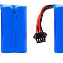 2000mAh 7.4V Electric Water Gun Battery 2S 15C Li-ion Battery with SM-4P Plug Fit for Electric Water Gun High Capacity RC Batteries