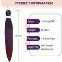 26 Inch 3 Pack Pre Stretched Braiding Hair