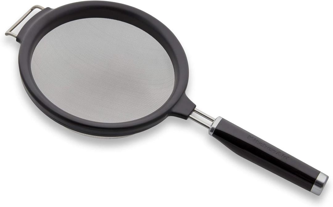 KitchenAid KE161OHOBA Classic Strainer, 7-inch (Black)