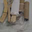 2 Pcs Cat Wall Steps with Hammock,Wall Mounted Space Saving Birch Wood Cat Wall Shelves,Multi Layer Stable Cat Climbing Ladder with Scratching Cushion for Hopping and Sleeping