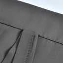 DONREN Medium Grey Balloon Shades Blackout Curtain - Adjustable Thermal Insulated Tie Up Curtain Panel for Kitchen (34 W x 54 Inches Long,1 Panel)