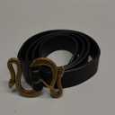 Women Leather Belt with Snake Buckle Fashion Women Belt for Jeans Pants Dresses (Fit Size 31"-35")