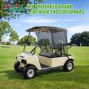 10L0L Golf Cart Sun Shade Cover for Club Car DS Precedent and EZGO TXT RXV, UV Heat Resistant Sunshade Curtain