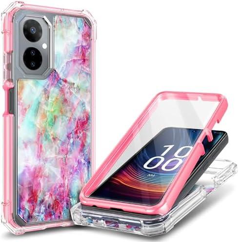 WDHD Full-Body Protective Case for Boost Celero 5G (2024) with [Built-in Screen Protector], Shockproof Rugged Bumper Cover Case (Fantasy)
