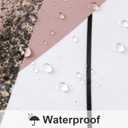 BESBESME Boho Mid Century Shower Curtain Set, Waterproof Fabric for Bathtub Bathroom Decor Modern Machine Washable Weighted Hem Shower Curtain, Minimalist Abstract Polyester Curtain, Pink, 60"x72"