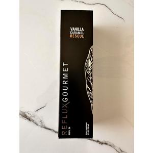 REFLUX GOURMET Vanilla Caramel Rescue  Alginate Complex  Digestive Support Formula, Made with Natural Ingredients  8 Fl. Oz