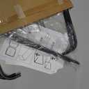 Hanging File Folder Frame,Legal/Letter Size,Adjustable Length 16-25 inches,12.598" W 9.45" H, Hanging Folders Holder for Desktop Organizer and Metal Rail in Filing Cabinet Drawer,1 Set