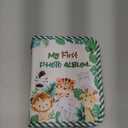 Baby's My First Family Album Soft Photo Cloth Book Jungle Animal My First Book of Photos Baby Memory Album Gift Holds 4x6 Pictures for Babies Newborn Toddler & Kids Baby Shower