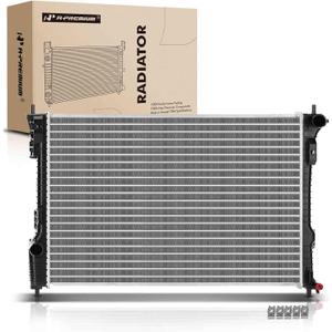 A-Premium Engine Coolant Radiator Assembly Compatible with Ford Explorer 2013 2014 2015 2016 2017 2018 2019 V6 3.5L Naturally Aspirated, Replace# EB5Z8005A