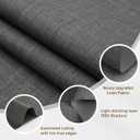 AOSKY Cordless Blackout Roller Shades for Windows, 21"W x 72"H, Linen Grey | Black Out Free-Stop Shade with Valance, Thermal Insulated & UV Protection Fabric, Pull Down Window blinds for Indoor Bedroom