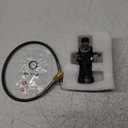 TUXING 4500PSI HPA Regulator Paintball Filling Station Pcp Air Gun Charging Valve Dual Gauge Up to 4500psi with 24" Inch High Pressure Hose