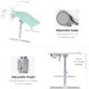 iXTRA Adjustable Laptop Lap Desk with Cooling Fan USB Light for Adults