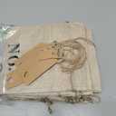 HRX Package 10pcs Burlap Wine Bags with Tags for Blind Wine Tasting, Numbered Hessian Cloth Glass Bottle Gift Bags for Christmas Wedding Party Decoration