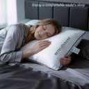 Hotel Grand Bed Pillows Queen Size Set of 2, Medium Soft Down Alternative