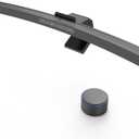 ONWAY Curved Monitor Light Bar with Wireless Remote,Monitor Auto-Dimming and Camera Base,Applicable to All Screens. No Screen Glare,for Home Office 16.5"D x 12.7"W x 1.9"H