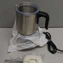 Maestri House Milk Frother, 4-in-1 Electric Milk Steamer and Frother, 16.9OZ 600W Smart Touch Control Hot and Cold Foam Maker, Memory Function for Latte, Cappuccinos, Warm Milk, Hot Chocolate Milk (White)