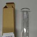 7" Plastic Rain Gauge Replacement Tube, 8.25 x 2.25 x 1.75 inches Cold Resistance Crack Resistance for Outdoor Yard Garden Home