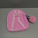Bluey Girls Backpack – Official Pink Fur Fashion Mini Rucksack | Kids Bag with Bingo | Toddler Backpack for Girls