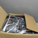 Simpli-Magic Heavy Duty Padded Moving Blankets 72" x 40"  12 Pack  Packing Blankets, Furniture Covers for Moving (Black/Orange)
