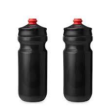 HydraPak Breakaway Surge Lightweight Bike Water Bottle 2-Pack (20oz, 25oz, 30oz) - High Flow, Cycling & Sports Squeeze Bottle 2 Pack