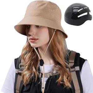 Cycling Helmet for Women with Bike Fashion Breathable Sunscreen Adults Bucket Hats Head Protection Bicycle Hats