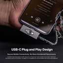 Linsoul Kiwi Ears Allegro Pro Upgraded IEM Earphone DAC/AMP, USB C to 3.5/4.4mm Output Supports PCM Up to 32bit/384kHz DSD128/DSD64, Dual ES9603 Amplifiers for Smartphones/PC/Laptops