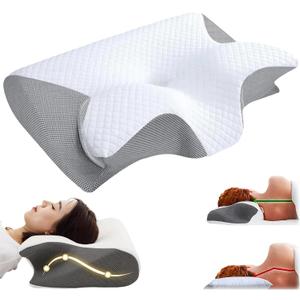 Imgjsx Neck Haven Pillow Hospitality Collection, Cervical Neck Pillow for Neck Pain Relief, Support Your Head, Neck, Pine, Shoulders, Proper Alignment Ergonomic Pillows