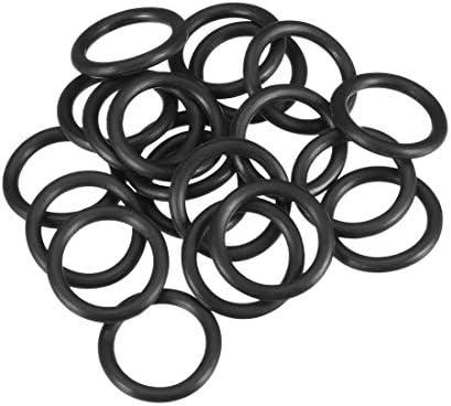 uxcell Nitrile Rubber O-Rings 14mm OD 10mm ID 2mm Width, Metric Sealing Gasket for Automotive Machine Plumbing, Pack of 10