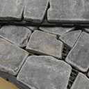 Decking Natural Pebble Interlocking Floor Patio Tiles, Indoor & Outdoor Interlocking Tiles 12"x12" 6pcs - A Great Upgrade Option for Garden Patio Path (Black)
