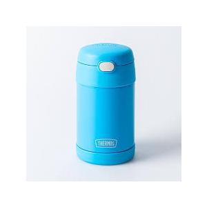 Thermos Stainless Steal Food Jar with Folding Spoon-Blue, 16 oz 