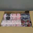 Yaomiao 12 Pack Christmas Cookie Tins with Lids for Gift Giving Small Xmas Tin Containers Round Metal Christmas Tins Empty Cookie Jar for Gift Giving Holiday Party Favors (Elegant Style)