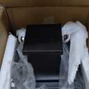 Nuogo 20 Inch Large Metal Lanterns with Glass Panels Black Hanging Vintage for Table Porch Home Party Decor Gift Indoor Outdoor, Candle Not Includes