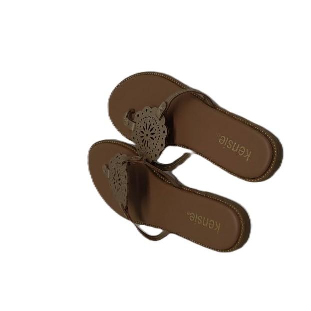 Kensie Women's Flat Sandals Flip Flop Thong Sandals Cute Dressy Sandals 8