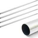 Otoolling 4 Pcs 1-1/2" x 6' Galvanized Pipe Tubing Chain Link Fence Extension Pipe for The Top of The Fence, Gates, Posts