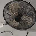 OLIXIS 20'' Industrial High-Velocity Floor Fan, 3-Speed Metal Fan with Carry Handle, Quiet Standing Drum Fan with 120° Adjustable Tilt, Max 3522 CFM for Garages, Workshops, Large Commercial Spaces