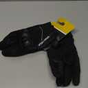 WTACTFUL Goatskin Leather Carbon Knuckle Motorcycle Gloves for Men & Women Full Finger Touchscreen Motorbike Gloves for BMX ATV MTB Riding Road Racing Motocross Black