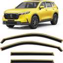 in-Channel Window Rain Guard for Fit for Honda CRV 2023-2026 CR-V Rain Guards Side Window Visors Low Profile Vent Visor Window Deflectors Vent Shades Car Accessories