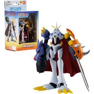 Bandai Namco - Digmon - Omegamon, Shodo 3.5 inch Action Figure (Assorted/ Multicolor)