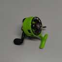 Ice Fishing Reels 3.2:1 Gear Ratio Ultra Smooth 3+1Ball Bearings Strength CNC-machined Aluminum Inline Ice Fishing Reel with Left/Right Hand Retrieve