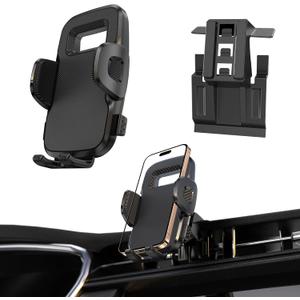 Car Phone Holder Mount for 2016-2024 Cadillac XT5 and 2016-2024 Cadillac XT6 Auto Accessories Military-Grade Shockproof Interior Decoration Mobile Cell Smartphone Car Mount