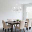4-Light Farmhouse Crystal Chandelier, small