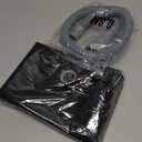 Wibeelee Washing Machine Pan 31.9 X 31.9 X 2.7 Inch Washing Machine Drain Pan with 4 PCS Anti-Vibration Foot Pads and Drain Hole Hose for Washer Dryer Floor Protection