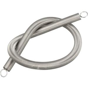 uxcell Extended Tension Spring Wire Diameter 0.031", OD 0.31", Free Length 11.81" Stainless Steel Small Dual Hook Tension Spring for Machinery Construction Industrial
