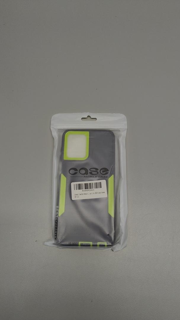 Zoeirc Case for Moto G 5G 2023 Case, for Motorola G 5G 2023 with Tempered Glass Screen Protector, Hybrid Heavy Duty Dual Layer Shockproof Rugged Protection Cover for Motorola Moto G 5G 2023 Gray Green