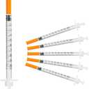1CC Syringes with Needle - 30G 1MM 1/2 Inch(13mm) Disposable Syringe, Individual Wrapped, 20PACK