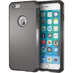 ImpactStrong for iPhone 6 / iPhone 6s Case Heavy Duty Dual Layer Protection Cover (Gun Metal)